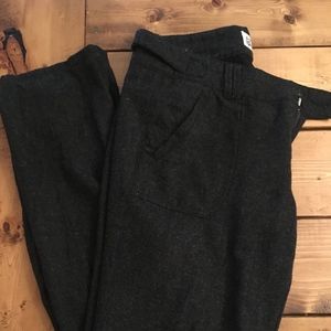 Gray Wool American Eagle Slacks
